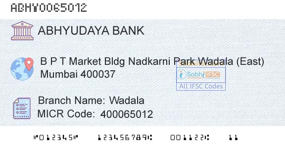 Abhyudaya Cooperative Bank Limited WadalaBranch 