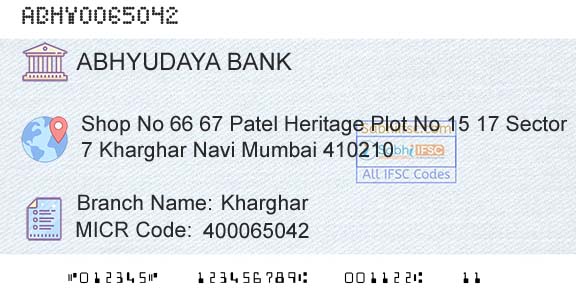 Abhyudaya Cooperative Bank Limited KhargharBranch 