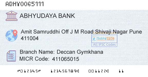 Abhyudaya Cooperative Bank Limited Deccan GymkhanaBranch 