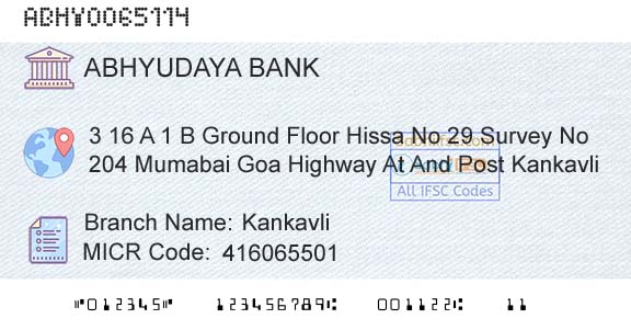 Abhyudaya Cooperative Bank Limited KankavliBranch 