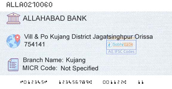 Allahabad Bank KujangBranch 