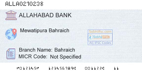 Allahabad Bank BahraichBranch 