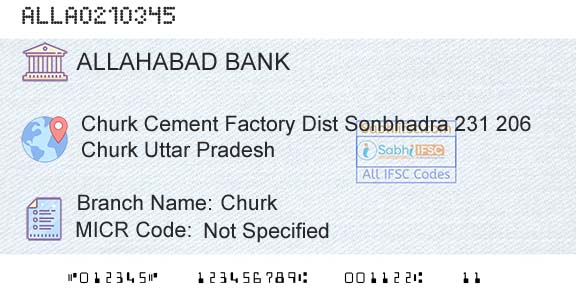 Allahabad Bank ChurkBranch 