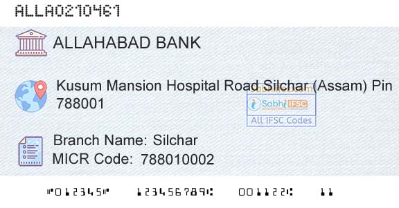 Allahabad Bank SilcharBranch 