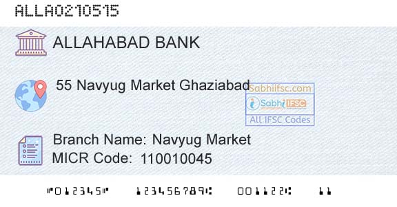 Allahabad Bank Navyug MarketBranch 