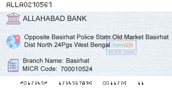 Allahabad Bank BasirhatBranch 