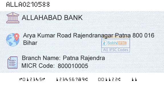 Allahabad Bank Patna RajendraBranch 