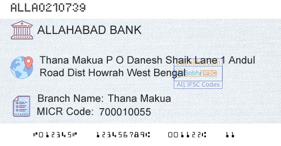 Allahabad Bank Thana MakuaBranch 