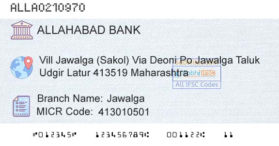 Allahabad Bank JawalgaBranch 