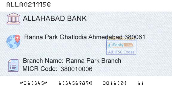 Allahabad Bank Ranna Park BranchBranch 