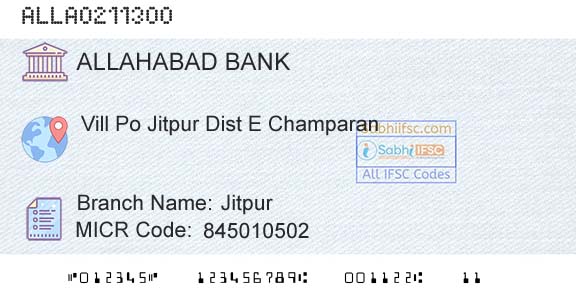 Allahabad Bank Jitpur Branch 