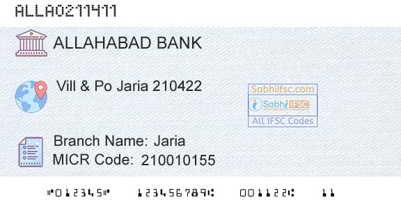 Allahabad Bank JariaBranch 