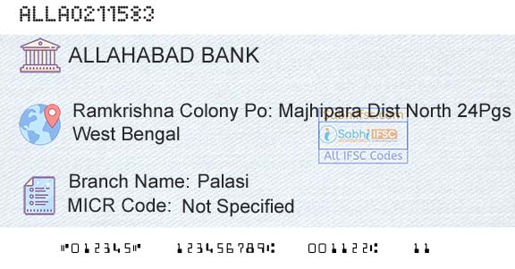 Allahabad Bank PalasiBranch 
