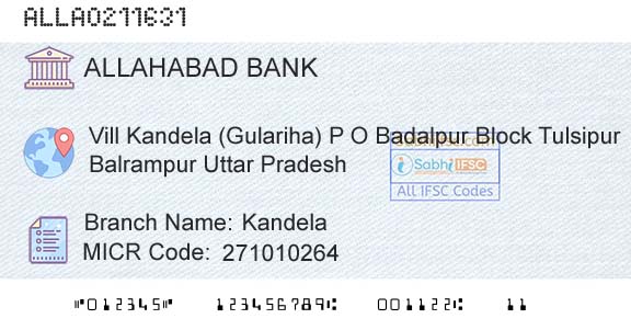 Allahabad Bank KandelaBranch 
