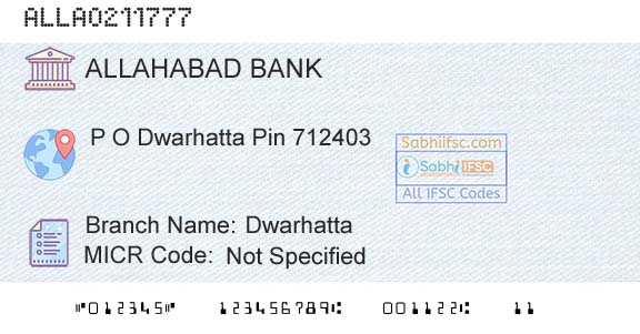 Allahabad Bank DwarhattaBranch 