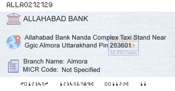 Allahabad Bank AlmoraBranch 