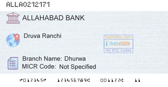 Allahabad Bank DhurwaBranch 