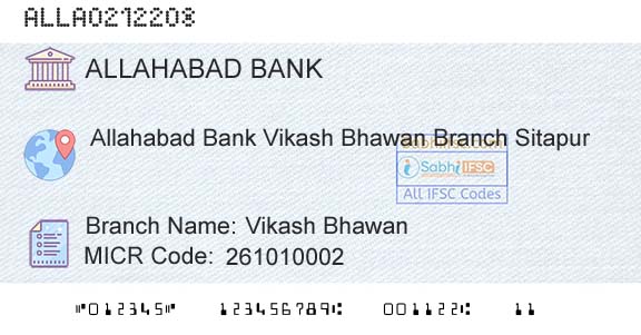 Allahabad Bank Vikash BhawanBranch 