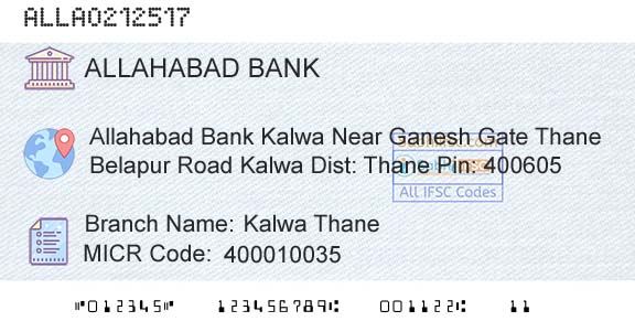Allahabad Bank Kalwa ThaneBranch 