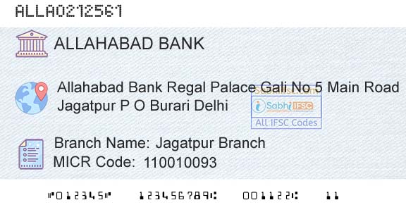 Allahabad Bank Jagatpur BranchBranch 