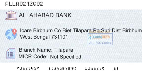 Allahabad Bank TilaparaBranch 