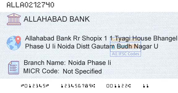 Allahabad Bank Noida Phase IiBranch 