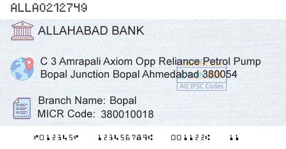 Allahabad Bank BopalBranch 
