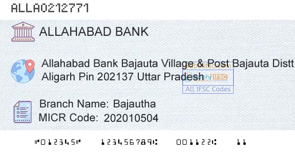 Allahabad Bank BajauthaBranch 