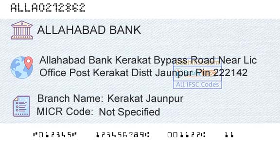 Allahabad Bank Kerakat JaunpurBranch 