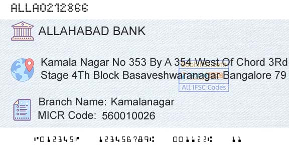 Allahabad Bank KamalanagarBranch 