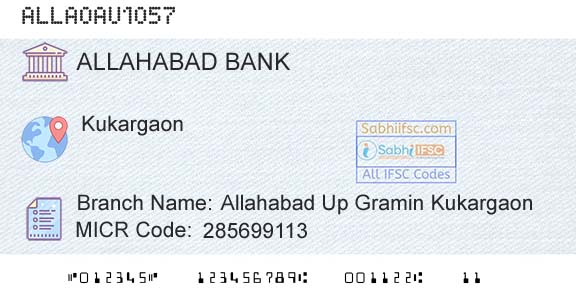 Allahabad Bank Allahabad Up Gramin KukargaonBranch 