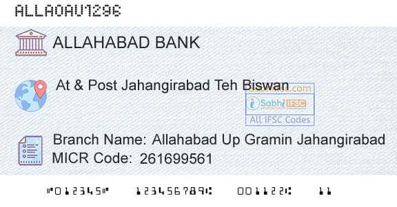 Allahabad Bank Allahabad Up Gramin JahangirabadBranch 