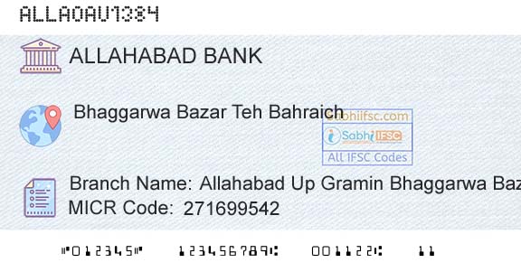 Allahabad Bank Allahabad Up Gramin Bhaggarwa BazarBranch 