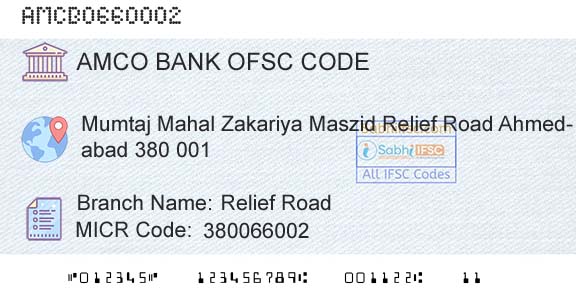 Ahmedabad Mercantile Cooperative Bank Relief RoadBranch 