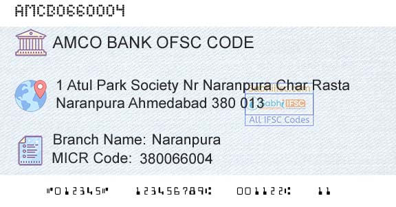 Ahmedabad Mercantile Cooperative Bank NaranpuraBranch 