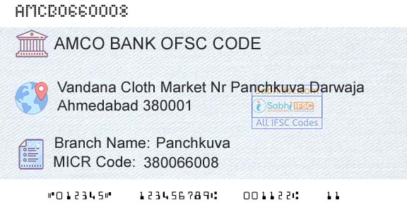 Ahmedabad Mercantile Cooperative Bank PanchkuvaBranch 