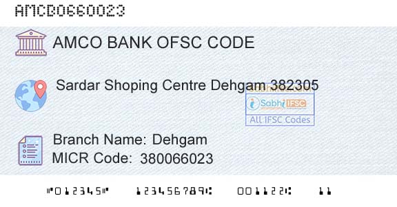Ahmedabad Mercantile Cooperative Bank DehgamBranch 