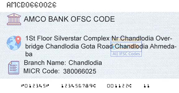 Ahmedabad Mercantile Cooperative Bank ChandlodiaBranch 
