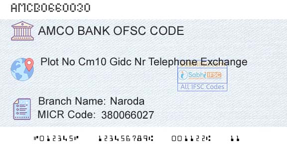Ahmedabad Mercantile Cooperative Bank NarodaBranch 