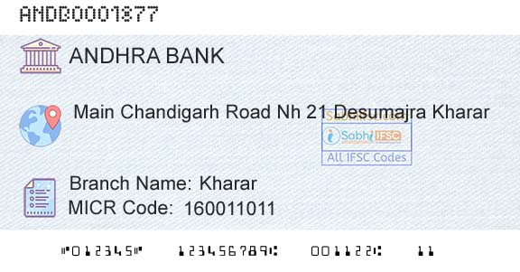 Andhra Bank KhararBranch 