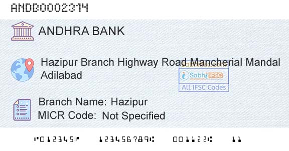 Andhra Bank HazipurBranch 