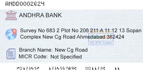 Andhra Bank New Cg RoadBranch 