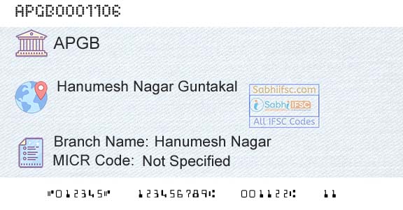 Andhra Pragathi Grameena Bank Hanumesh NagarBranch 