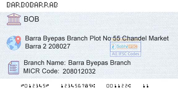 Bank Of Baroda Barra Byepas BranchBranch 