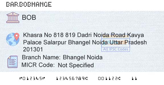 Bank Of Baroda Bhangel NoidaBranch 