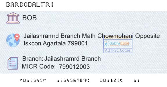 Bank Of Baroda Jailashramrd BranchBranch 