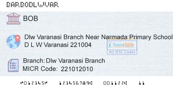 Bank Of Baroda Dlw Varanasi BranchBranch 