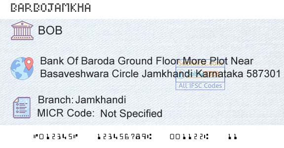 Bank Of Baroda JamkhandiBranch 