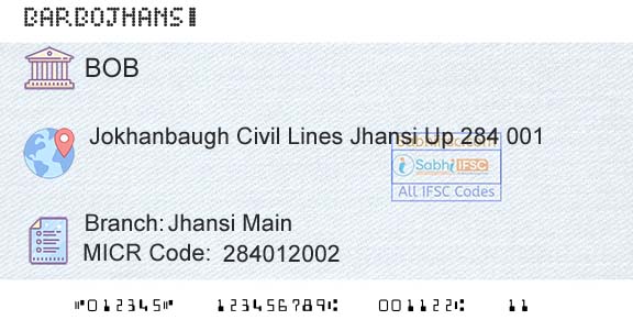 Bank Of Baroda Jhansi MainBranch 
