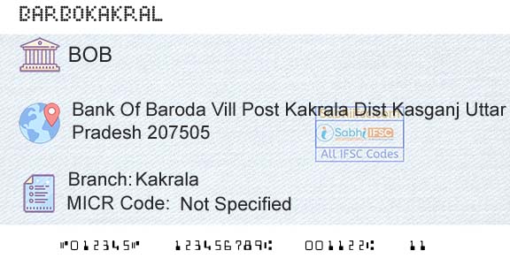 Bank Of Baroda KakralaBranch 